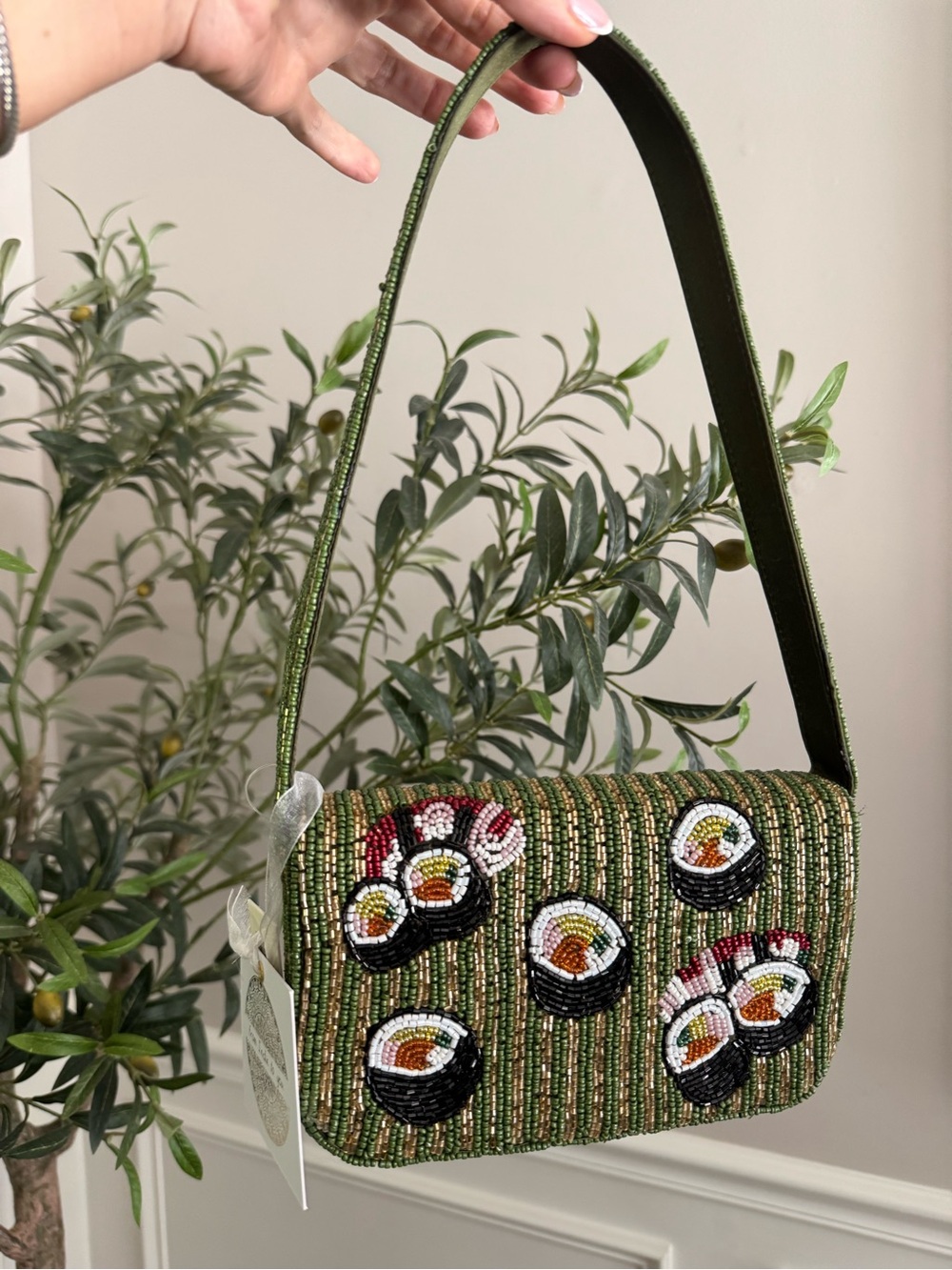 Made in India Sushi Beaded Bag